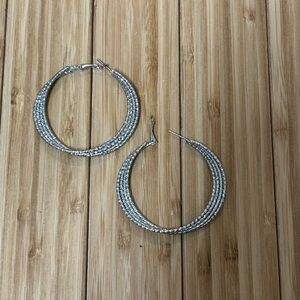 Silver Hoop Earrings